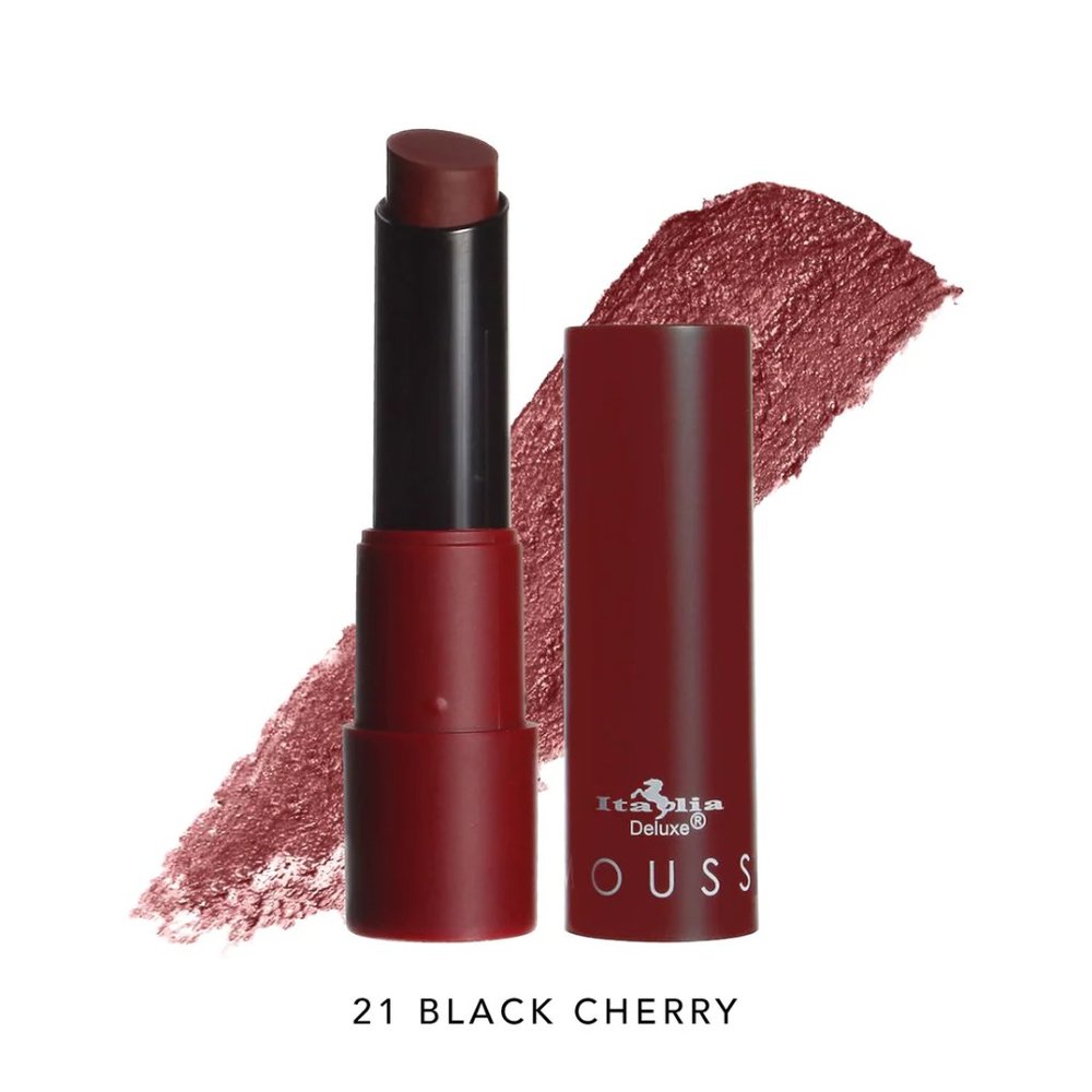 ⭐4/$15 Italia Deluxe Mousse Matte Lipstick Black Cherry